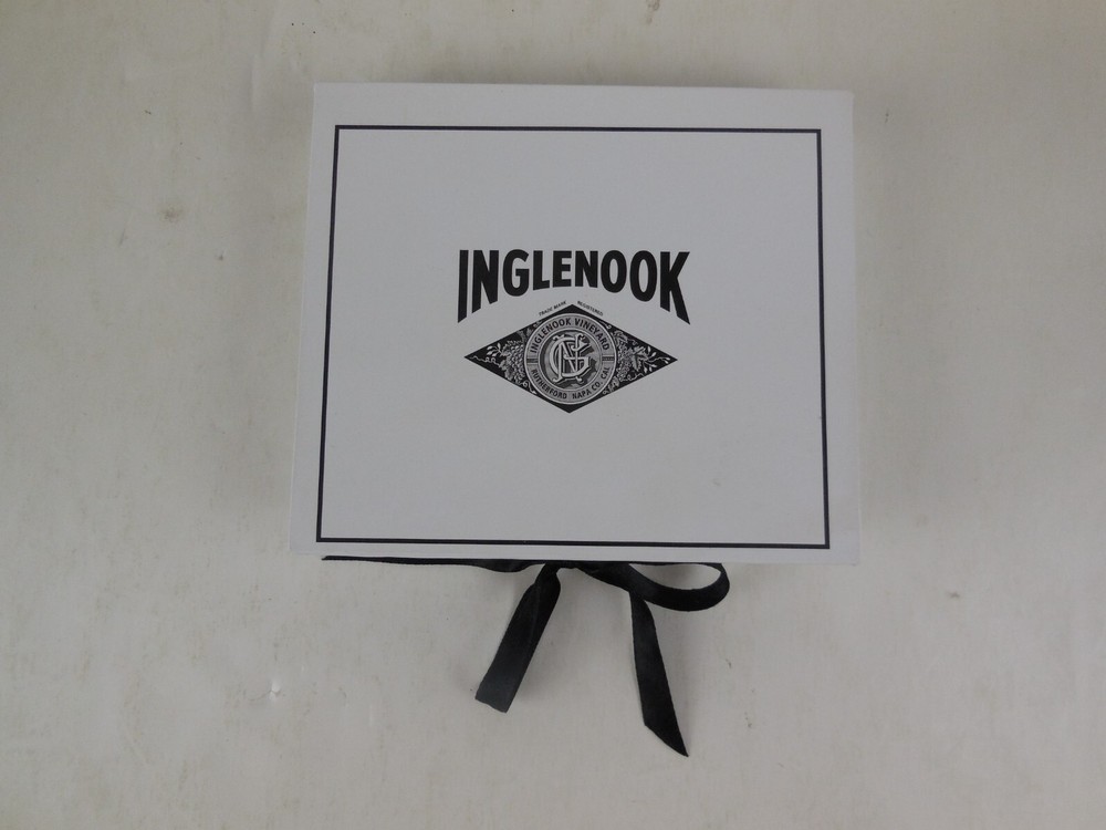 Vintage Inglenook Vineyard Rutherford Napa California Porcelain Wine Cellar Tags