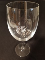Castello Di Verrazzano – Florence, Italy – Large Wine Glass – 9&Prime; Tall – Rare