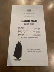 Vintage 1953 Sandeman Sherry Wine Advertising Informational Booklet And Map