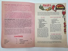Vtg Lot Of 2 Booklets :How to Cook With California Wines: 81 Secrets / Recipes