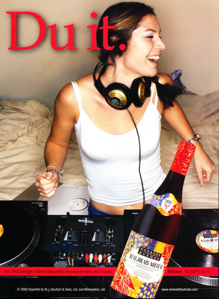 DUBOEUF WINE AD #1 RARE 2002 OUT OF PRINT