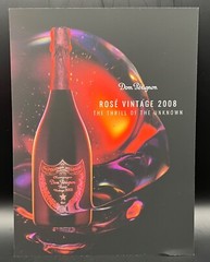 Dom Perignon Rosé Champagne 2008 Thrill of the Unknown Luxury Product Card Ad
