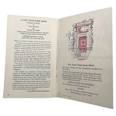 Vintage 1960s Taylor Wine Co Fine With Wine Recipe Booklet Entertaining Guide