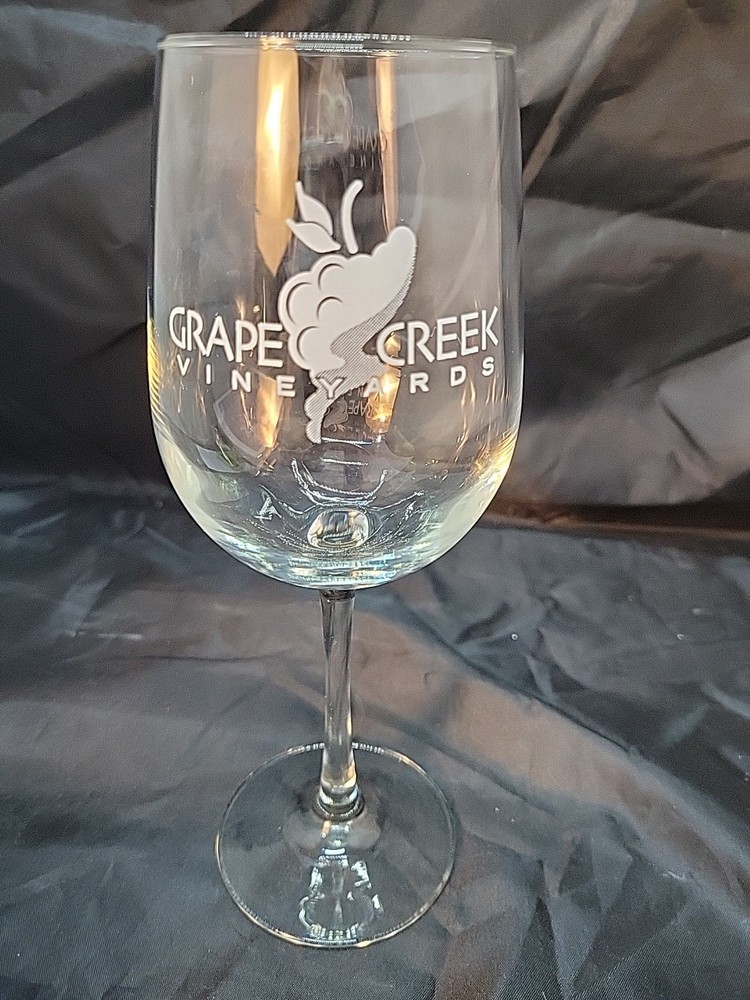 Grape Creek Vineyards Fredericksburg TX Wine Glass Pre-owned