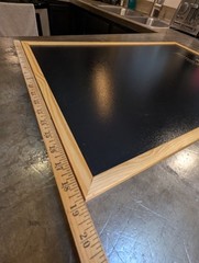 BARTON & GUESTIER (B & G) Wood Framed Menu Chalkboard Markerboard Restaurant Bar