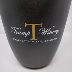 Trump Winery Charlottesville Virginia Wine Black Plastic Bucket Collectable