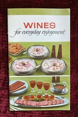 Vintage 1958 The Taylor Wine Co Wines for Everyday Enjoyment Cookbook pamphlet
