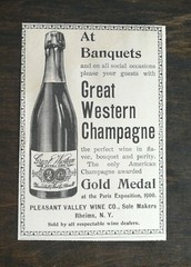 Vintage 1902 Great Western Champagne Gold Medal Original Ad – 1021 A2