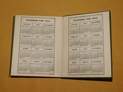 VINTAGE LIQUOR AD C H ARNOLD WINE MERCHANTS NY 1903 YEAR BOOK CALENDAR