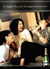 2004 CHANDON Champagne You Laughed Until You Cried Original PRINT AD