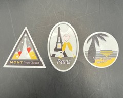Veuve Clicquot Champagne Journey Ice Bucket Stickers – Pack of Seven 7