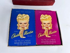 2 Full decks Chateau Martin Champagne playing cards Advertising Eastern Wine