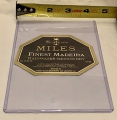 Wine Label: MILES FINEST MADEIRA – RAINWATER MEDIUM DRY