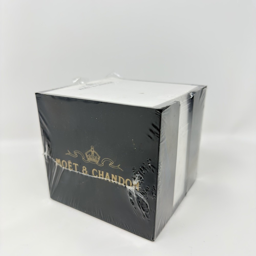 Moet & Chandon Champagne Sticky Note Memo Cube Desk Display NOS
