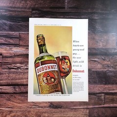 1965 Dubonnet Aperitif Wine Vintage PRINT AD Alcohol Parisian Drink