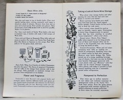 TAYLOR WINE COMPANY HAMMONDSPORT NY ADVERTISING SALES BROCHURE 1958 VINTAGE
