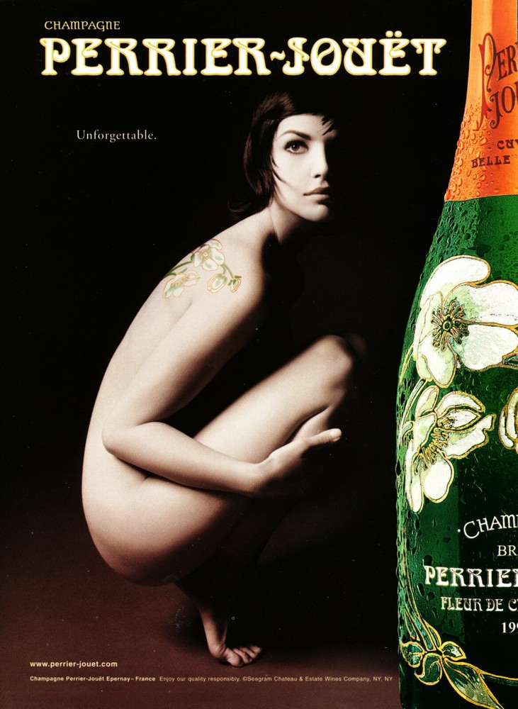 PERRIER-JOUET CHAMPAGNE AD #10 RARE 2000 OUT OF PRINT