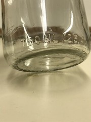 JFJ Winery Wine Carafe 24.5 Ounce F-965 Embossed Grapes Design Ceres California