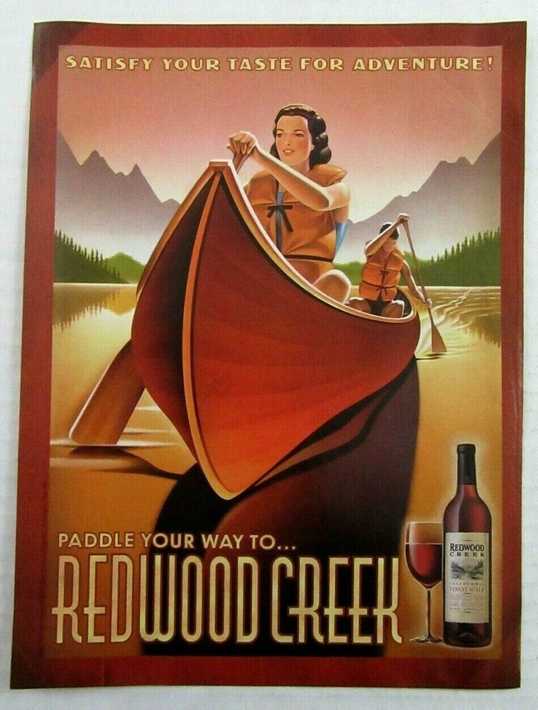 2006 REDWOOD CREEK California Pinot Noir Magazine Ad