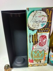 (empty) Dom Perignon 2015 Jean Michael basquiat Edition Limited Bottle Blue Rare