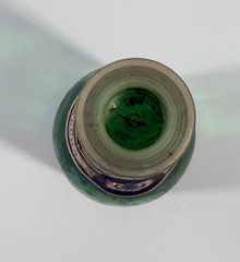 Vintage German Deutscher Obst-Sekt Cabinet Sparkling Fruit Wine Green Glass Bott