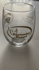 Kentucky Proud Prodigy Vineyards & Winery Stemless Wine Glass Advertising Unique