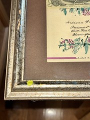 Vintage Framed Champagne Wine Spirits Alcohol Bar Decor Gold 16 X 21