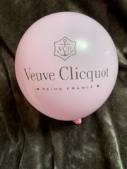 VEUVE CLICQUOT BALLOONS x10 Mixed 5 Pink 5 Orange Party Luxury Champagne Shower