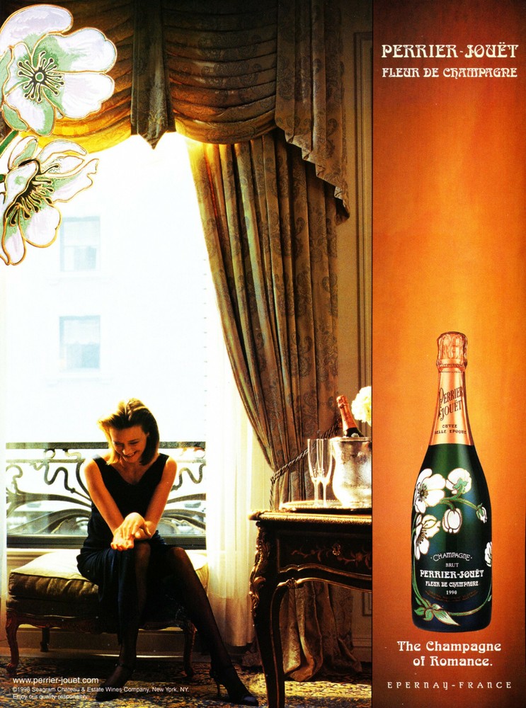 PERRIER-JOUET CHAMPAGNE AD #7 RARE 1998 OUT OF PRINT VINTAGE