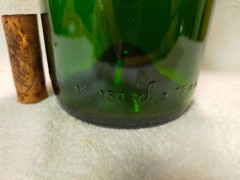 Magnum 1.5 L Size Chateau Le Pin 1991 Pomerol (empty) Glass Bottle With Cork