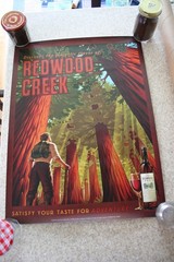 Redwood Creek Wine Poster CHOOSE 4! Canoe Moose Fish Sequoia Camp 18&Prime; x 24&Prime;