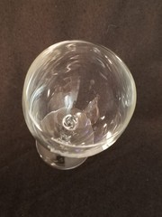 Callaway Coastal – Temecula CA – Wine Glass – White Artwork – 7-1/2&Prime; Tall – Rare