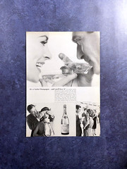 1964 Taylor Champagne Vintage PRINT AD Sparkling Wine Celebration Party