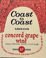 Vintage Lot of Ten (10)+Two (2) for a total of 12 American Companies Wine Labels