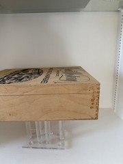 GREAT WESTERN CHAMPAGNE NEW YORK STATE WOOD WOODEN BOX 11”x13.5”