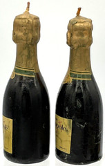 Vintage Dry Monopole Brut Champagne 5” Candles Wine Bar Man Cave Promo Advertise