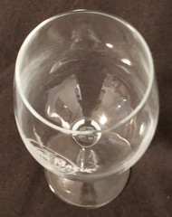 Cousino Macul – Santiago Chile – Wine Glass – White Artwork – 8&Prime; Tall – Rare