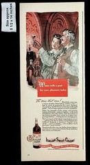 1944 Italian Swiss Colony California Burgundy Wines Vintage Print Ad 39096