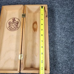 Vintage Carlos I Pedro Domecq Brandy Wooden Box Hinged Bottle Case Bar Decor Spa