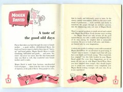 Vintage 1950s MOGEN DAVID WINE « Recipes the Whole Family Will Enjoy » Booklet!