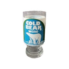 Mogen David Cold Bear Wine Chicago IL USA VTG Tumblers Glasses
