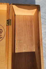 Vintage Pedro Domecq Carlos I Sherry Brandy Wine Wooden Box empty