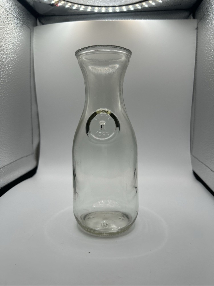 Vintage Paul Mason « Since 1852 » Pint Glass Milk Bottle, Carafe, or Vase**84-5.1
