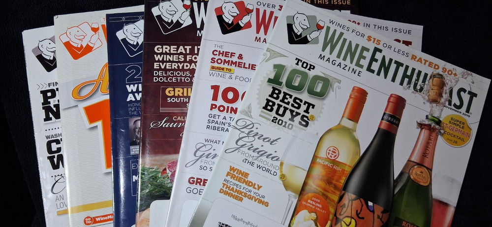 Wine Enthusiast Lot 2010–11 Top 100, Awards, Cult Wines – 6 Issues