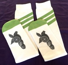 The Original Bartles & Jamyes Premium Wine Cooler Co Advertisement Socks NEW