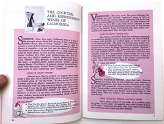 California Wine VINTAGE Booklet San Francisco GUIDE TO WINES Wine Land America