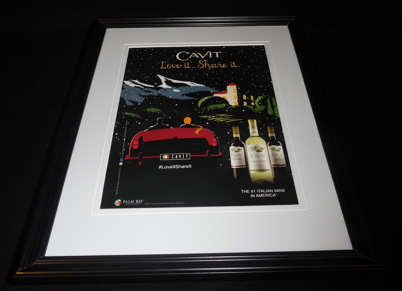 2015 Cavit Italian Wine 11×14 Framed ORIGINAL Advertisement
