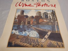Boston Wine Festival 1990 1991 & 1992 Art Print Posters Boston Harbor Hotel