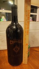 Lg 16.5 Display Bottle Francis Coppola Black Label Wine Bottle Empty Sealed