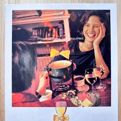 1998 Bordeaux Wine Fondue Dinner Vintage Print Ad Always A Propos Advert